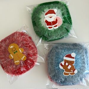 Holiday Set of 2! Crochet Dish Scrubbies